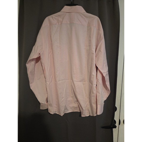 Tommy Bahama Pink Striped Button Down, Men's Size 16.5 34/35 Long Sleeve Shirt - Picture 2 of 9